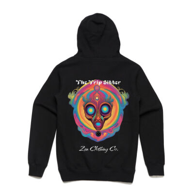 The Trip Sitter Heavy Hoodie - Dark Thumbnail