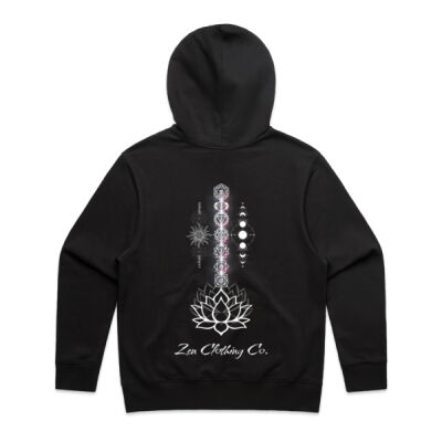 Inhale // Exhale Heavy Hoodie - Dark Thumbnail